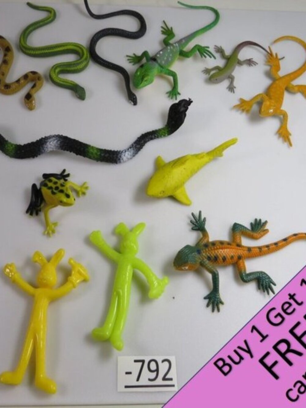 Easter Egg Filler: Snakes, Lizards & Frog (12 total items)